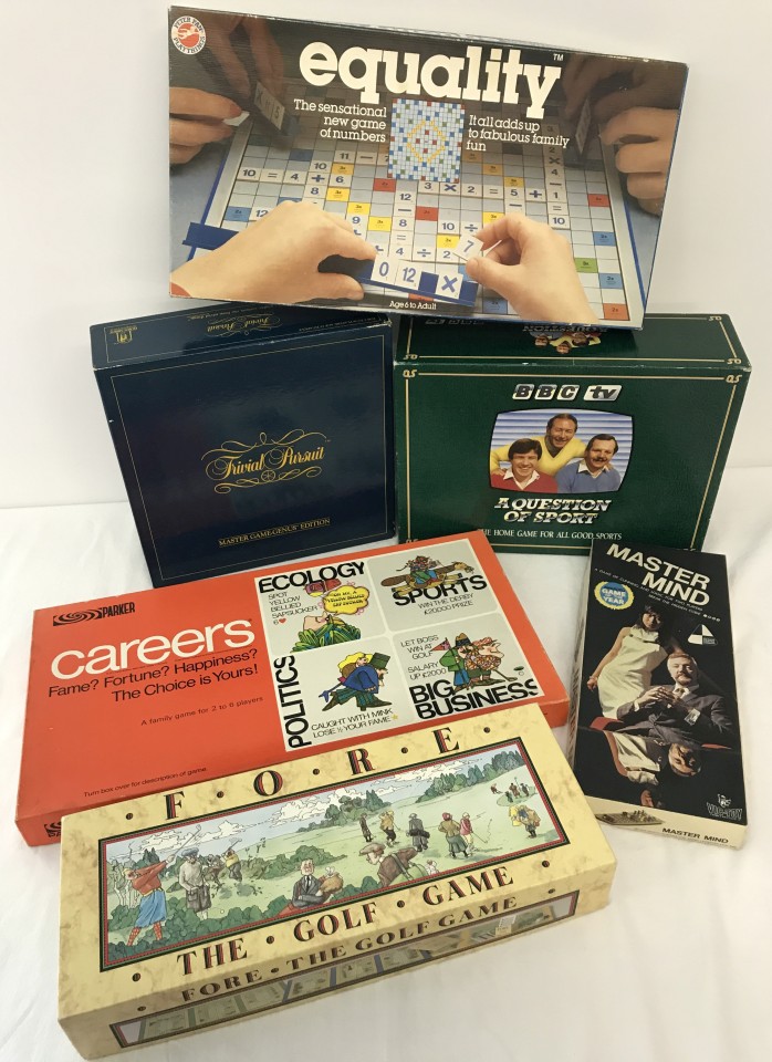 A collection of 6 boxed c1970-80's board games.