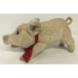 A c1960's Steiff pig 'Jolanthe'.