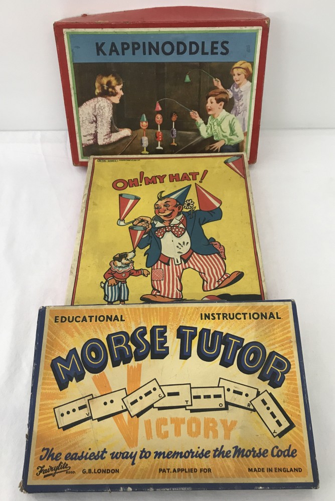 3 x c1930-50's boxed games.