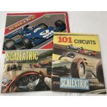 Scalextric - '101 Circuits' book (c1960's), and 2 catalogues 7th & 19th editions.