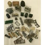 A quantity of vintage lead scenery.