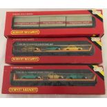 2 boxed OO gauge Hornby Railways R.126 car transporters.