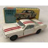 Boxed Corgi 325 Ford Mustang Competition Model Fastback 2+2.