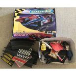 A boxed Grand Prix Scalextric sport set.