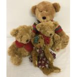 4 collectable Teddy bears.
