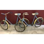 2 vintage Tri-ang girl's bikes.