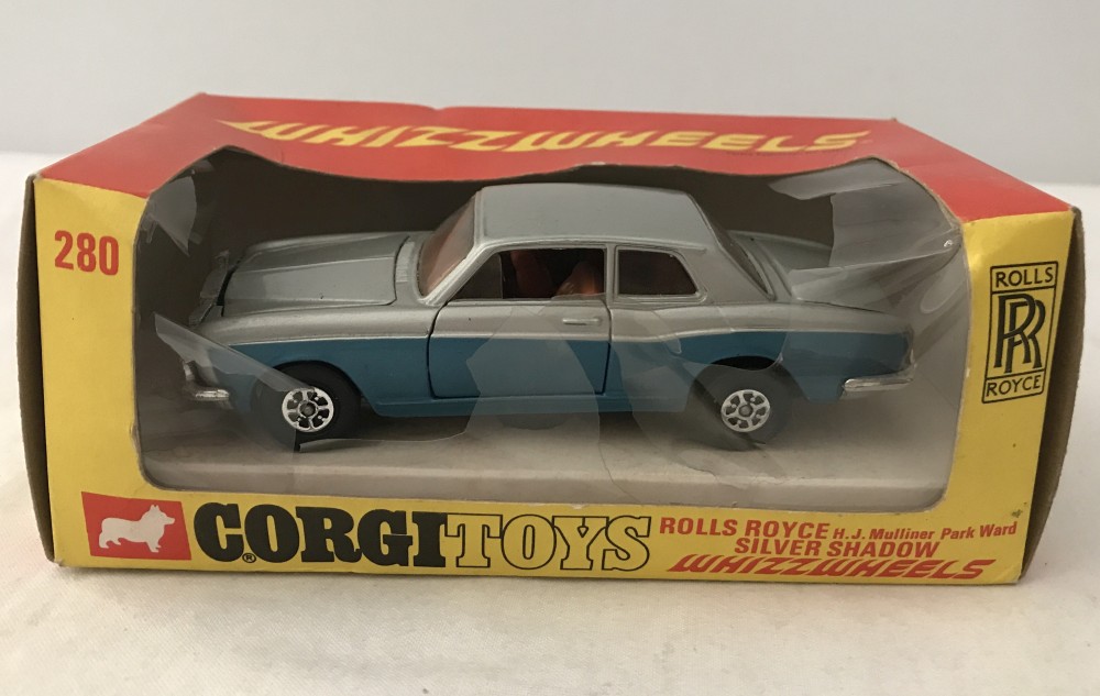 Boxed Corgi 280 Rolls Royce Silver Shadow.