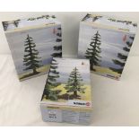 3 boxed Schleich model trees.