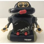 A 1980's Tomy Mr. D.J. AM/FM Radio robot with moving mouth action.