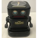 Vintage Tomy Mr.Time Alarm clock Robot with quartz clock set into head.