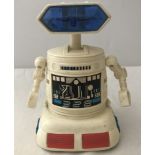 A vintage 1980's Blue Box battery operated Mr. Bump Bot with 'Bump and go' system.