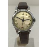 A vintage 1950's ladies Smiths 5 Jewels shockproof watch.