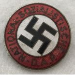 WWII pattern German NSDAP party pin badge.