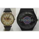 2 vintage Hard Rock Café watches.