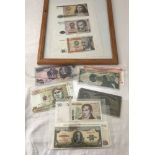 A collection of approx. 24 South and Central American bank notes.
