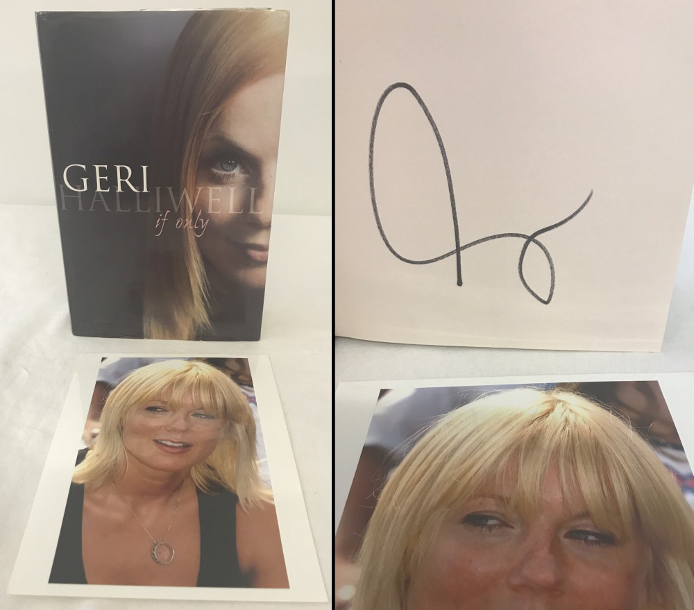 A signed copy of " If Only " by Geri Halliwell.