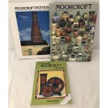 3 books on Moorcroft pottery.