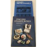 2 books on English painted enamels.