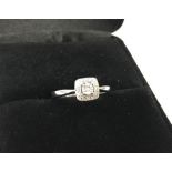A boxed 925 silver and diamond dress ring from The Eternal Collection.