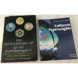 2 books on glass paperweights.