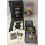A small collection of books on Chinese porcelain.