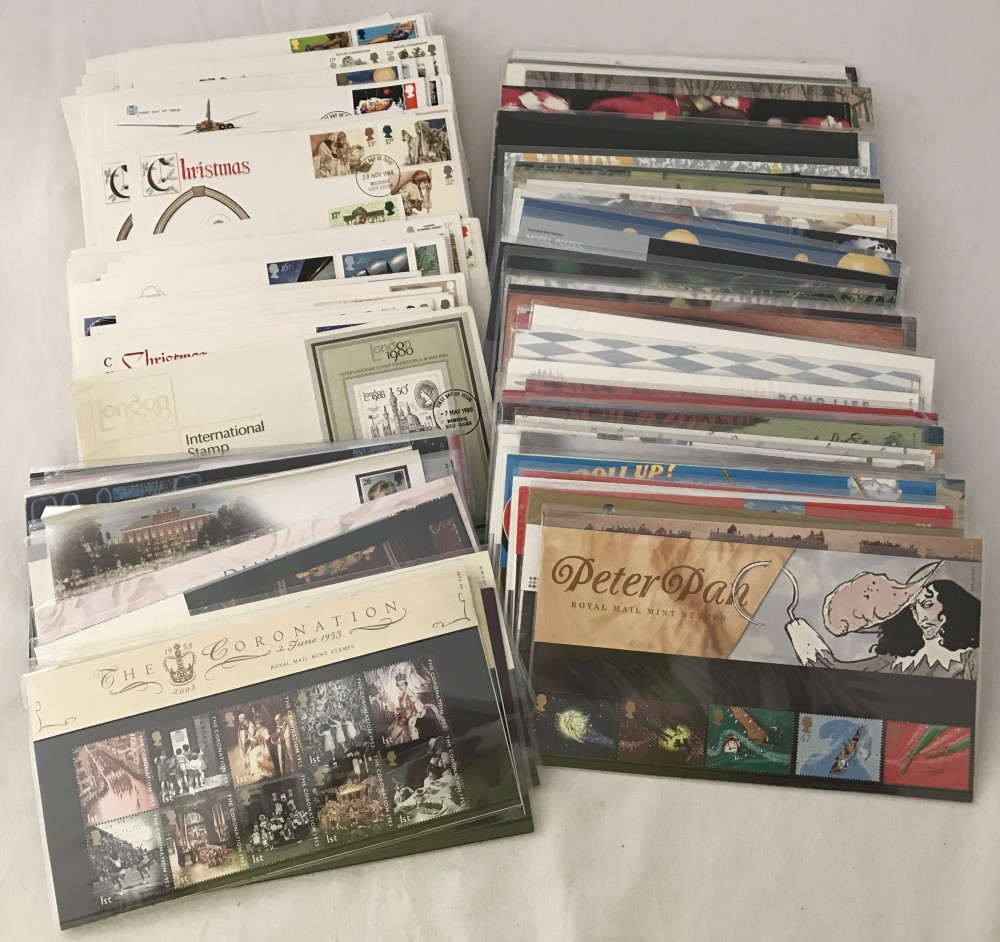 A collection of stamps & first day covers.