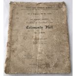 An auction catalogue for the sale of Colomendy Hall, residential & agricultural estate.