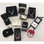 A collection of modern costume jewellery.