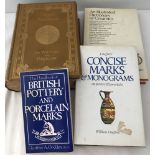 A collection of dictionaries & reference books on ceramics.