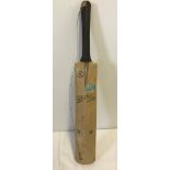 A half size vintage signed cricket bat.