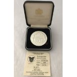 A cased Transport & General Worker's Union (TGWU) limited edition commemorative medal.