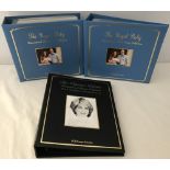 2 x 1999 Princess Diana Memorial £5 coins together with a Prince William - Catherine £5 coin cover.