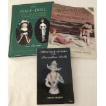 3 books on china half dolls.