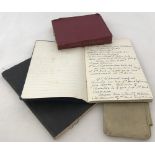 A copy of Infantry Training 1914 belonging to S Ralli. Togteher with personal note books.