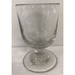 A Georgian glass rummer.