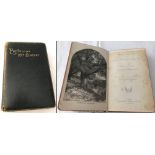 Antique leather bound edition of Poets of the 19th Century by Rev. Robert Aris Willmott.