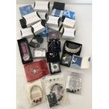 Approx. 35 boxed and packaged items of Avon costume jewellery.