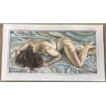 Krys Leach - oil on canvas nude 'Autumn Light I'