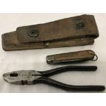 A WWII US Signal Corps Linesman Tool pouch.