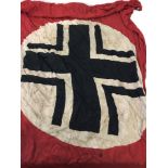WW2 pattern German Vehicle Aerial Recognition banner.