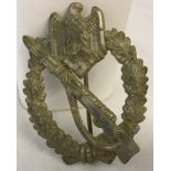 WW2 pattern German Silver Infantry Assault badge.