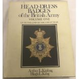 Head-Dress Badges of the British Army. Vol.1 hardback book.