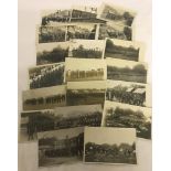 A collection of 21 WW1 military postcards - all Norfolk Regiment.