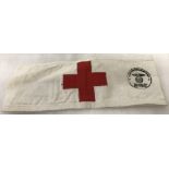 A WWII pattern German Political Party Medics arm band.