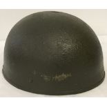 A WWII pattern Royal Armoured Corps Tankers helmet with R.A.C flash.