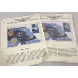 2 Royal Air Force 80th Anniversary commemorative Covers with £5 coins.