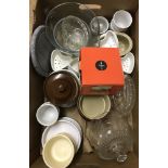 A box of assorted Kitchenalia.