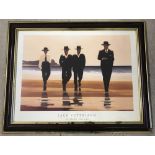 A framed and glazed Jack Vettriano , portland gallery print " The Billy Boys "