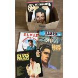 A collection of 14 vintage Elvis Presley LP's.