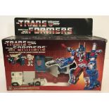 A boxed 1986 Transformers G1 Ultra Magnus Autobot.